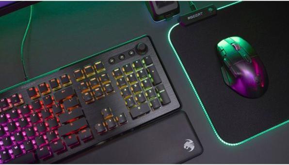 Productafbeelding Roccat Vulcan II, zwart gaming toetsenbord, rode schakelaar (NL, Bedraad)