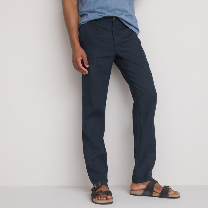 Actual product image La Redoute Collections Linen trousers (50)