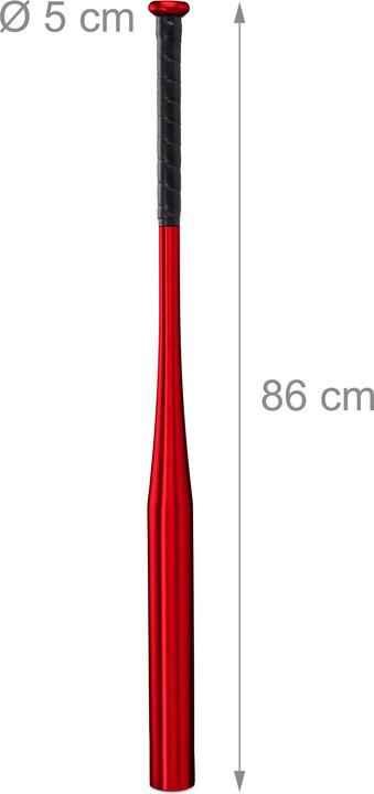 Actual product image Relaxdays Baseball bat (34")