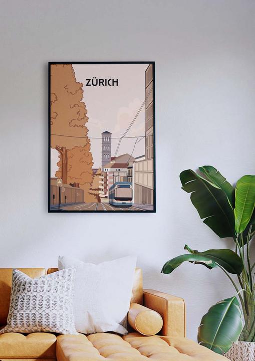 Actual product image Plakativ Zürich Poster A1 (59.4 x 84.1 cm)