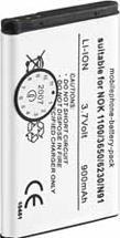 Actual product image Nokia Battery 1209, BL-5C, BL-5CA, BR-5C, BL-5CB, BL-5CA, NKBF01, BL-5C, LN-4C