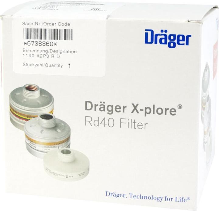 Image du produit Dräger Filtre combiné 40 P3 (A2P3, 1 x)