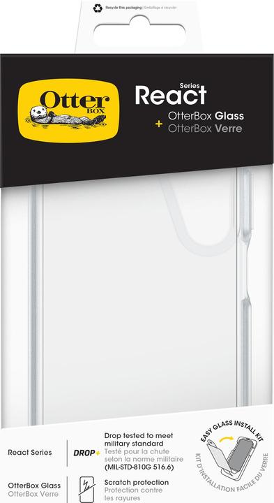 Actual product image OtterBox React + Glass Bundle - Kit (Samsung Galaxy A16 5G, Samsung Galaxy A16)