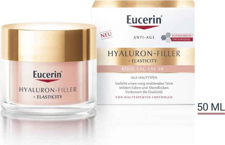 Produktbild Eucerin HYALURON-FILLER ELASTICITY Tagespflege Rosé LSF 30 (50 ml, Tagescreme, SPF 30)