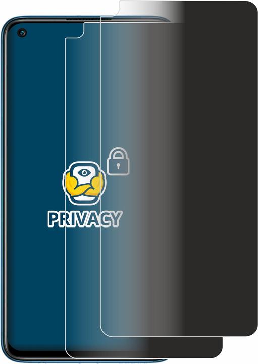Actual product image BROTECT Anti-spy privacy film Blue light protection film (2 Piece, Xiaomi Redmi Note 9)