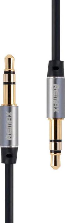 Produktbild Remax Mini jack 3.5mm AUX cable RL-L100 1m (black) (1 m, 3.5mm Klinke (AUX))