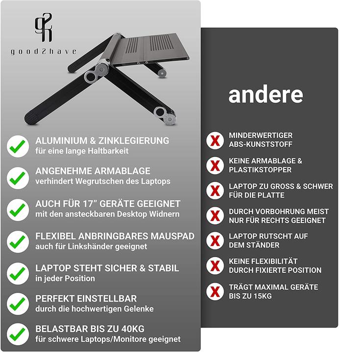 Produktbild Good2have The ONE Laptopständer