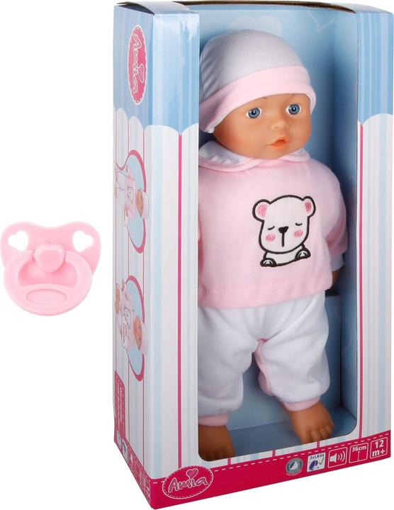 Image du produit Amia Bébé vin avec tétine Poupée bébé 36cm