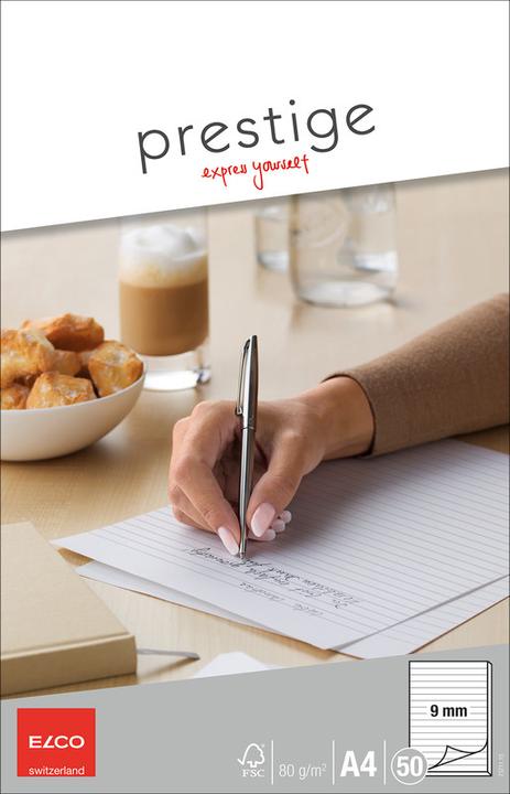 Immagine prodotto Elco Tampone da scrittura Prestige (A4, Righe, Copertina morbida)