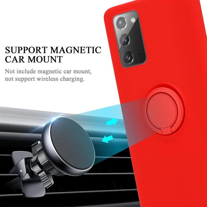 Produktbild Cadorabo TPU Liquid Ring Silicone Case Hülle (Samsung Galaxy Note 20)