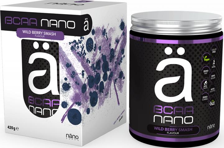 Actual product image Nanosupps BCAA nano (Wild Berry Smash, 1 pcs., 420 g)