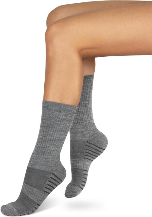 Actual product image Normani 4 trekking wool socks with cushion sole and comfort cuff - 9087 (pack of 4, 35 - 38)