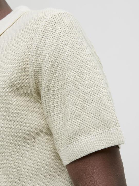 Produktbild Jack & Jones Jprcceaston Knit Split Neck Ss Sn (XXL)