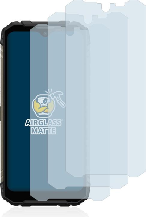 Produktbild BROTECT AirGlass Panzerglasfolie Matt (3 Stück, Doogee S96 Pro)