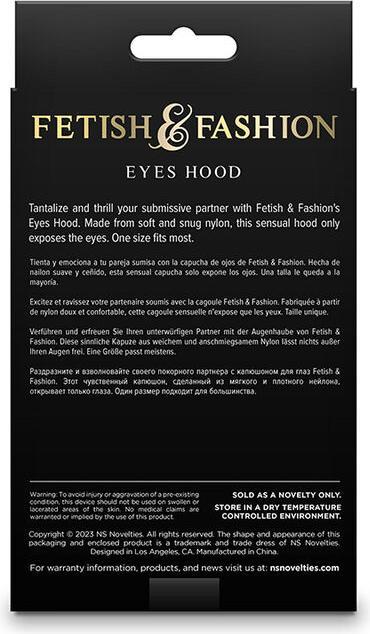 Image du produit NS Novelties Fetish & Fashion Eyes Capuche blanche