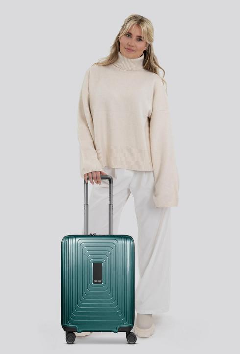 Immagine prodotto Redolz Essentials 14 Carrello da cabina a 4 ruote da 55 cm con piega elastica (46 l, Bagaglio a mano (fino a 50 litri))