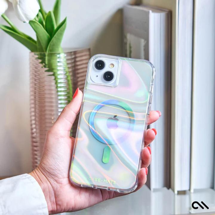 Produktbild Case-Mate Soap Bubble MagSafe - Etui iPhone 15 (Iridescent) (Apple iPhone 15)