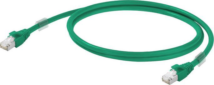 Produktbild Weidmüller IE-C6FP8LG0002M40M40-G (S/FTP, CAT6a, 0.20 m)