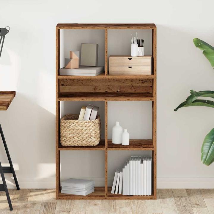 Produktbild VidaXL Bücherregal Altholz-Optik 66x31x112 cm Holzwerkstoff Lagerschrank