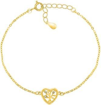 Produktbild Brilio Silver - Modern gold-plated bracelet Tree of Life BRC61Y
