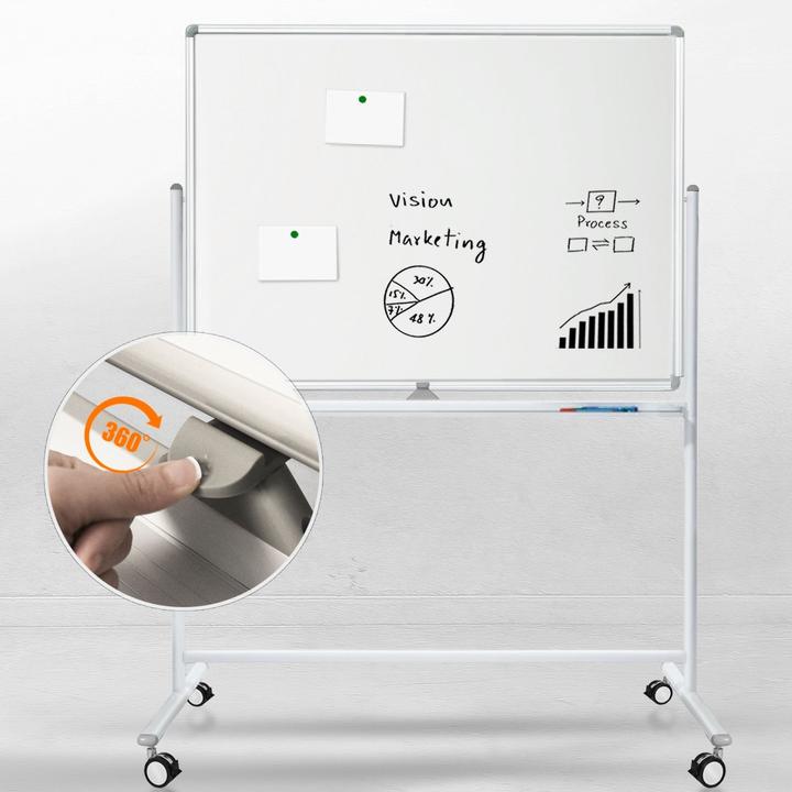Actual product image Office Marshal Whiteboard Mobil (180 x 120 cm)