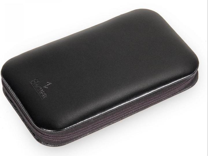 Actual product image Sacher TR600R.0104 - 10-piece manicure case Manicure set black leather