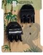 Actual product image Herba Ecofriendly clamp, black, 2.2 cm, 2 pcs. (2 pcs.)