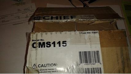 Actual product image Chief CMS115 - Ceiling tile - Black