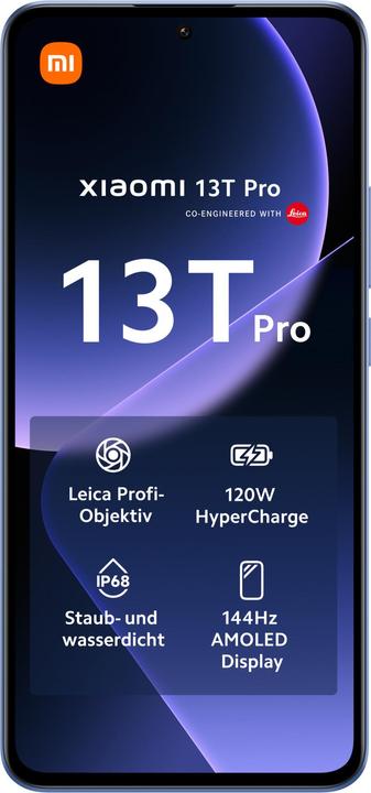 Immagine prodotto Xiaomi 13T Pro (1000 GB, Blu alpino, 6.67", Doppia SIM, 50 Mpx, 5G)