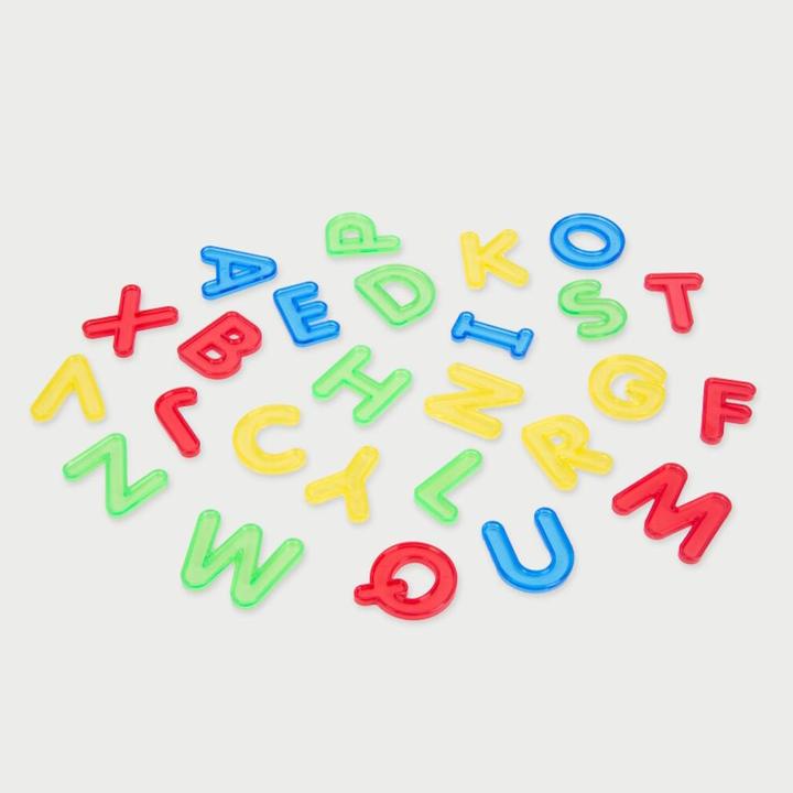 Image du produit TickiT Lot de 26 lettres majuscules colorées en acrylique semi-transparent