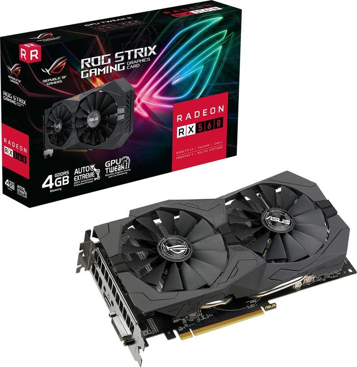 Produktbild ASUS ROG STRIX Radeon RX560 V2 GAMING (4 GB)
