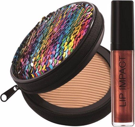 Immagine prodotto Nouba Sunlike Set N.1 Millerighe Maxi Bronzer + Lip Impact 33 (Lipgloss Reflecta Texture) + Pouch