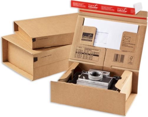 Colompac ® Cartons d'expédition de colis 21,2 x 30,5 x 11,0 cm (LxLxH) 1 pack = 10 pcs. (305 x 212 x 110 mm, 10 x)