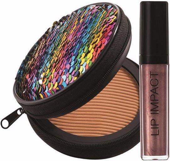 Nouba Sunlike Set N.2 Millerighe Maxi Bronzer + Lip Impact 34 (Lipgloss Reflecta Texture) + Pouch
