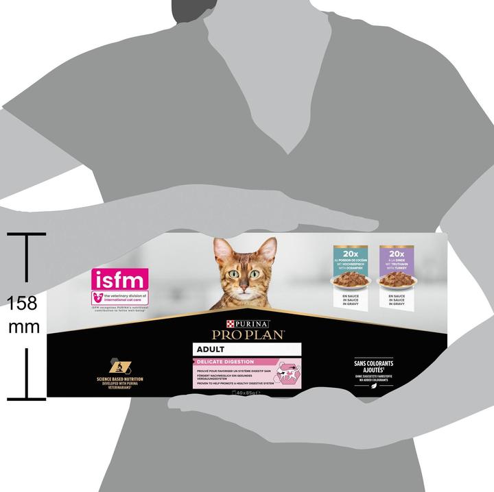 Produktbild Pro Plan Hochseefisch in Sauce (Adult, 40 Stk., 3400 g)