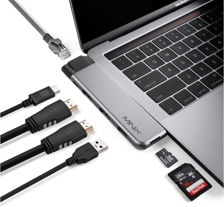 Produktbild Minix Multiadapter NEO C-DH (USB-C, 1 Ports)
