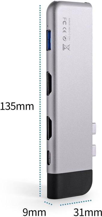 Produktbild Minix Multiadapter NEO C-DH (USB-C, 1 Ports)