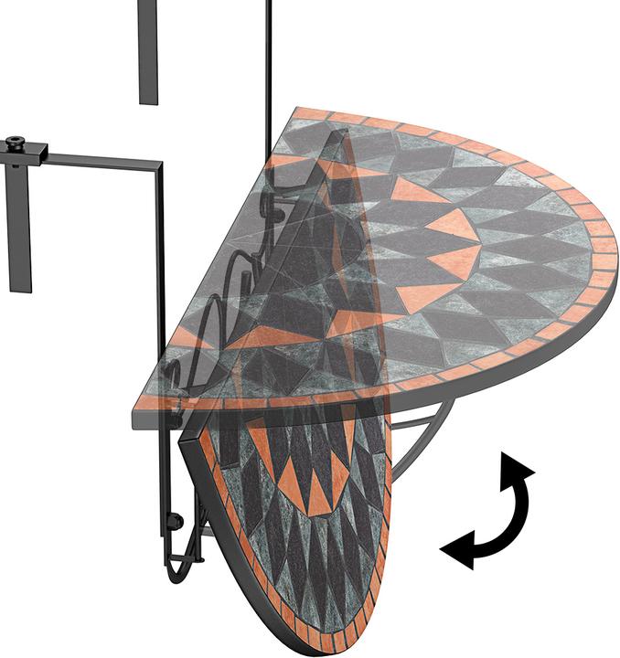 Produktbild Deuba Balkontisch (76 cm)