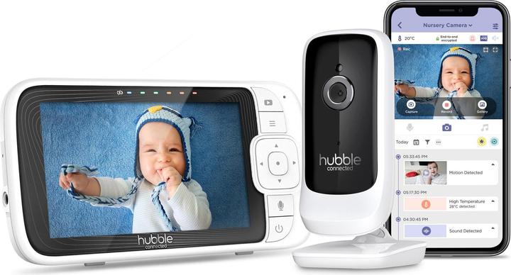 Actual product image Hubble Connected Nursery Pal Premium (5 inch) (Baby Monitor Audio, 300 m)