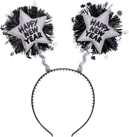 Produktbild Magni Haarreif Happy New Year Silber