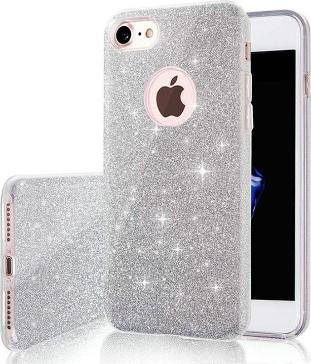 Immagine prodotto OEM Custodia Glitter 3in1 per Samsung Galaxy A21s argento (Samsung Galaxy A21s)