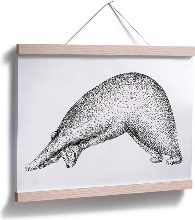 Produktbild Trenddeko Yoga Bär 01 (60 x 50 cm)