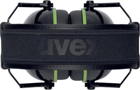 Produktbild Uvex Safety Kapselgehörschutz K10 schwarz, grün SNR 30 dB Grösse L, M, S (1 x)