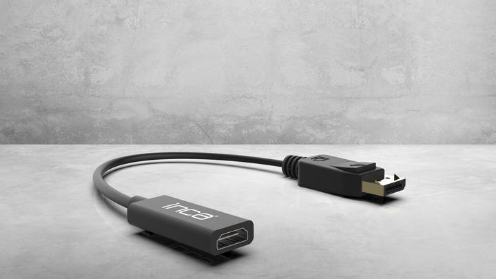 Produktbild Inca Adapter DisplayPort IDPH-07 1.4 > HDMI, 4K, 0.2m retail (20 cm)
