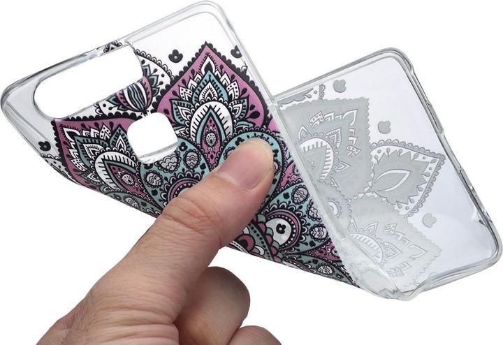 Produktbild König Design Huawei P10 Hülle Case Handy Cover Schutz Tasche Schutzhülle Henna Bumper Bunt (Haier P10)