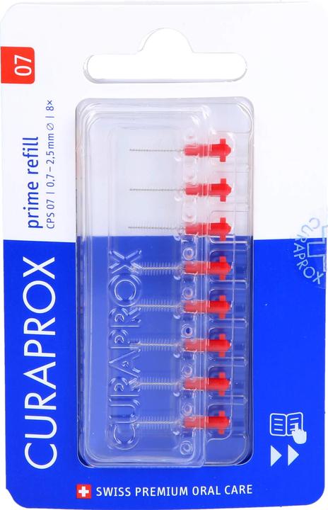 Curaprox CPS 07 recharges de brossettes interdentaires (8 x, 2.50 mm)