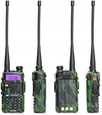 Actual product image Baofeng UV-5R HTQ Camo WALKIE-TALKIE