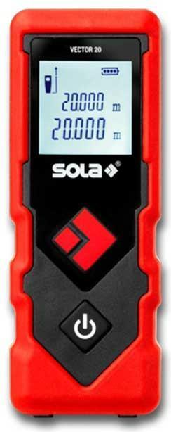 Produktbild Sola Messwerkzeuge Laser-Entfernungsmesser SOLA Vector 20 Schutzklasse: IP 42 Messbereich: 0,2-20m (20 m)