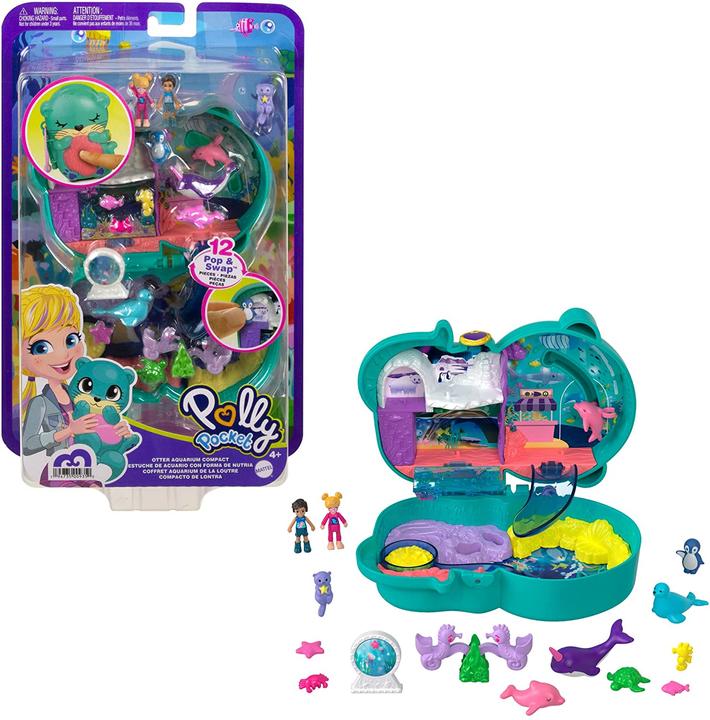 Actual product image Polly Pocket Otter Aquarium Compact