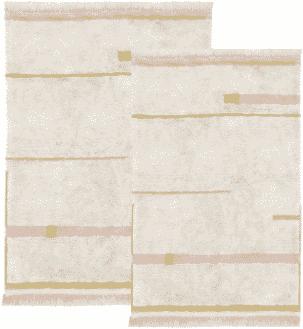 Actual product image Lorena Canals Rug Lanes Vintage Nude - XS (90 x 130 cm)